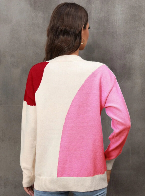 Vellina Colorblock Knit Pullover - Image 3