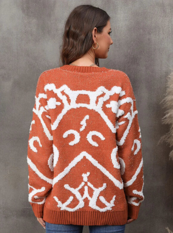 Vellina Holiday Knit Pullover Sweater - Image 6