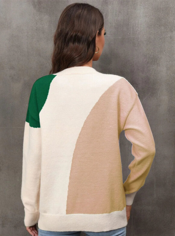 Vellina Colorblock Knit Pullover - Image 7
